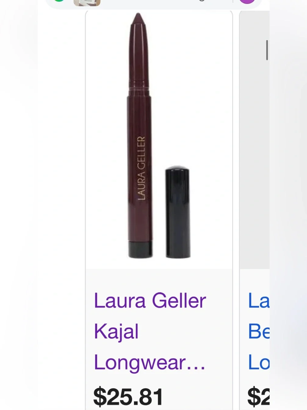 Laura Geller Kajal Longwear Eyeliner — Smoky Amethyst (Purple)